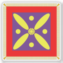 Flag of the Sasanian Empire (Derafsh Kavian), Iran Aufkleber