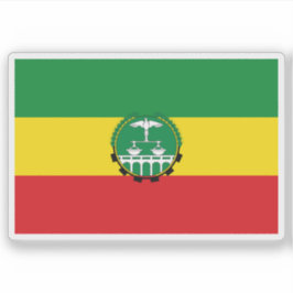 Flag of The Transitional Government of Ethiopia Aufkleber