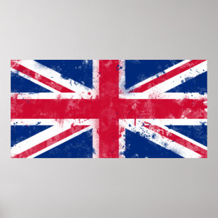Flag of the United Kingdom or the Union Jack Poster