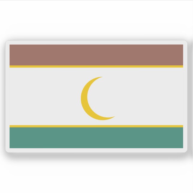 Flag of the Wajir County, the Republic of Kenya Aufkleber (Vorderseite)
