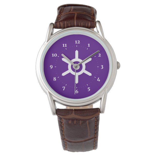Flag of Tokyo prefecture, Japan Watch Armbanduhr (Vorderseite)