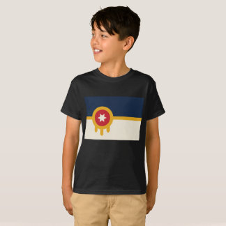 Flag of Tulsa city, Oklahoma State T-Shirt