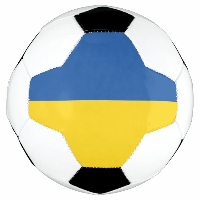 Flag of Ukraine Button Fußball (Vorderseite)