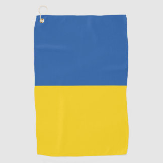 Flag of Ukraine Button Golfhandtuch