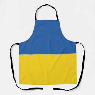 Flag of Ukraine Button Schürze