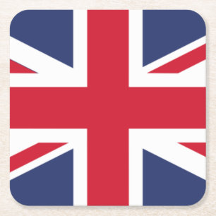 Flag of United Kingdom Rechteckiger Pappuntersetzer