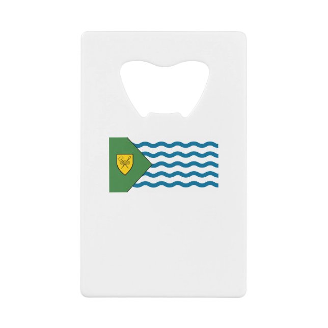 Flag of Vancouver, British Columbia Geldbeutel Flaschenöffner (Vorderseite)
