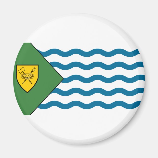 Flag of Vancouver, British Columbia Magnet (Vorne)