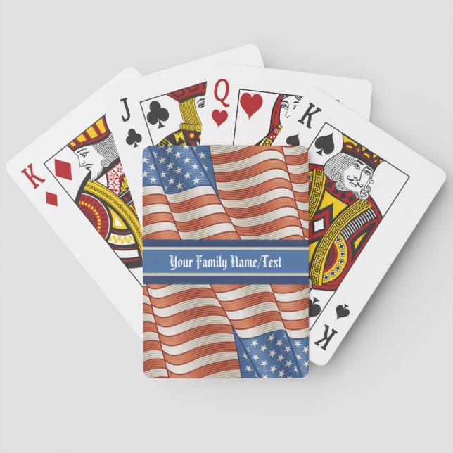 Flag "Old Glory" - Spielkarten (Rückseite)