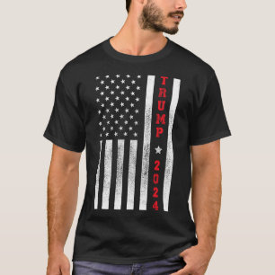 Flag Patriotic 4. Juli Trump 2024 T-Shirt
