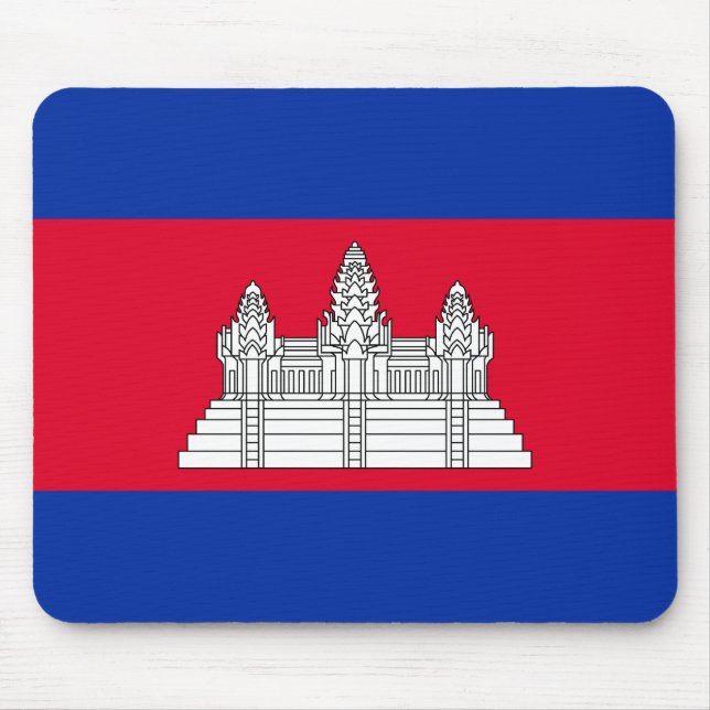 Flag Patriotic Kambodscha Mousepad (Vorne)