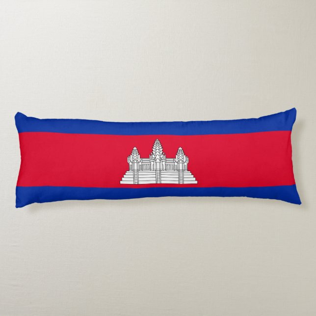 Flag Patriotic Kambodscha Seitenschläferkissen (Rückseite)