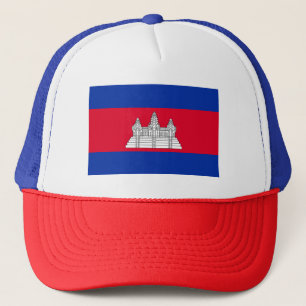 Flag Patriotic Kambodscha Truckerkappe
