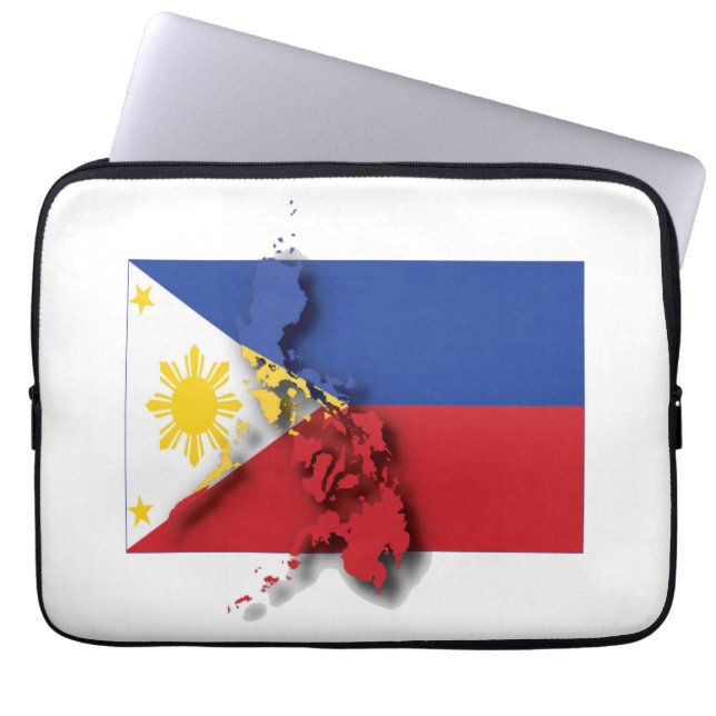 Flag Patriotic PHILIPPINES Laptopschutzhülle (Vorderseite)