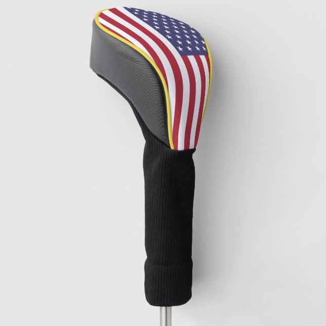 Flag Patriotic Red White Blue US Flagge Golf Headcover (angewinkelt)