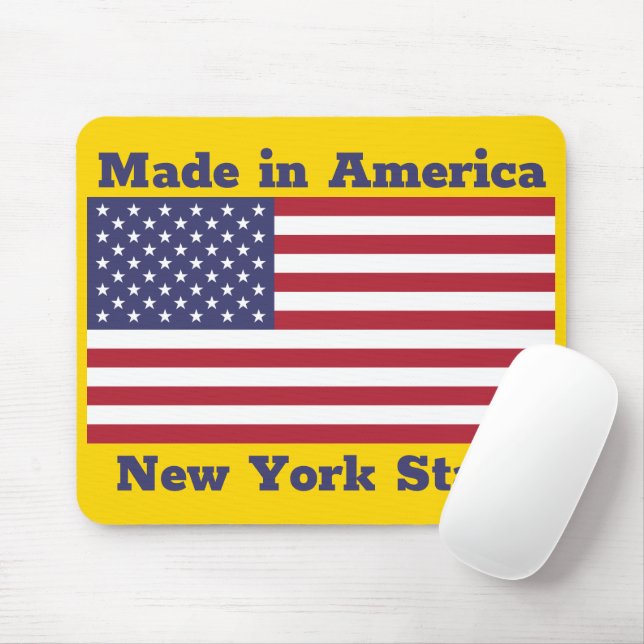 Flag Patriotic Red White Blue US Flagge Mousepad (Mit Mouse)