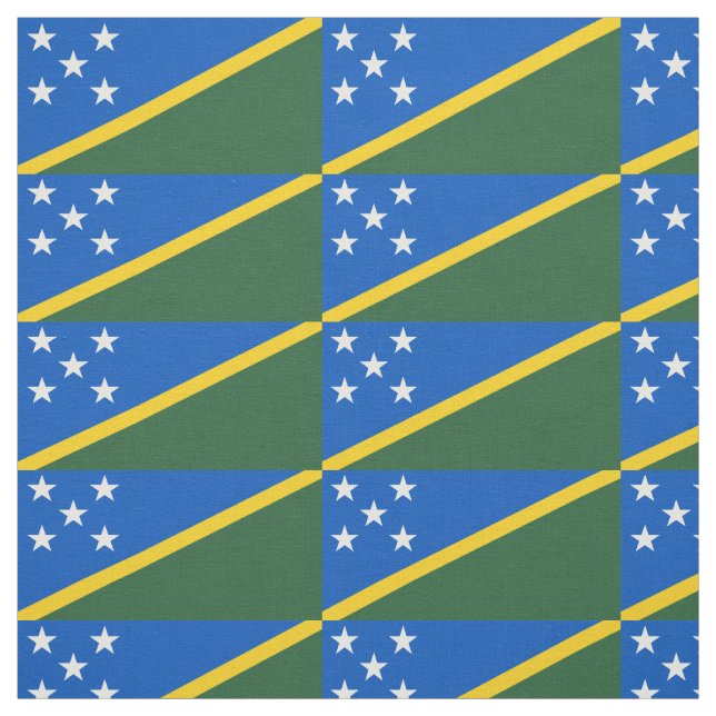 Flag Patriotic Solomon Islands Stoff (Muster)