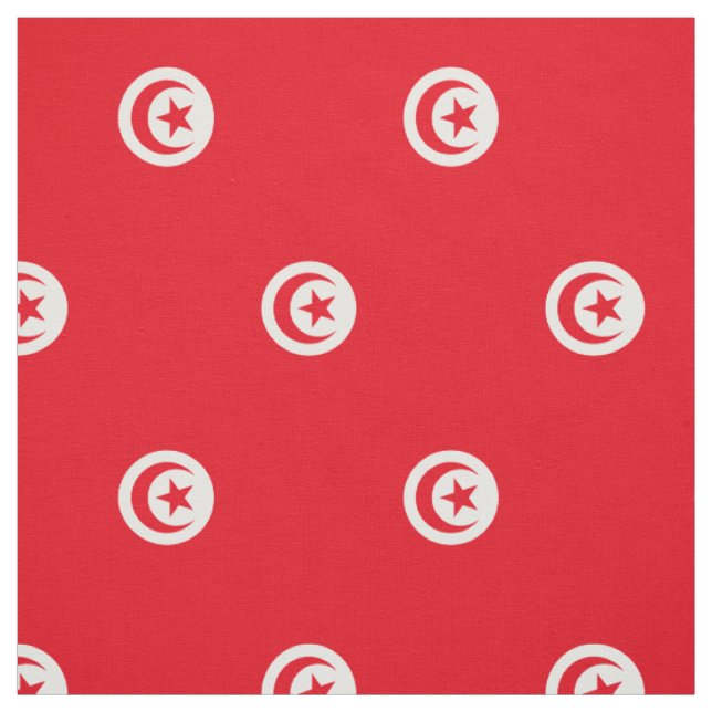 Flag Patriotic Tunesien Stoff (Muster)