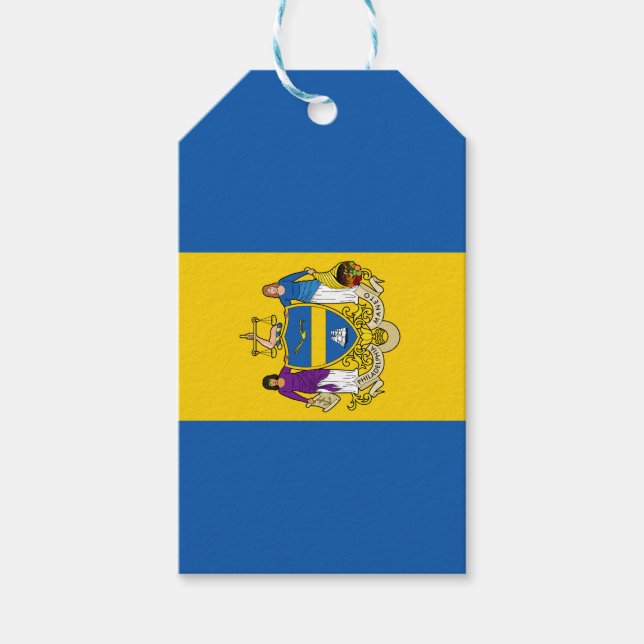 Flag Philadelphia, Pennsylvania Gift Tags Geschenkanhänger (Vorderseite)