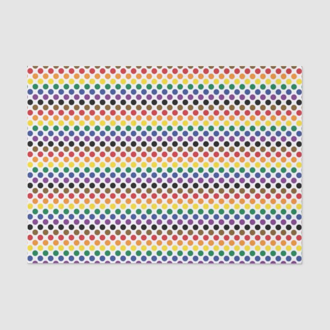 Flag Philadelphia Rainbow Pride Seidenpapier (Vorderseite)