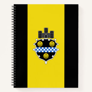 Flag Pittsburgh, Pennsylvania Notebook Notizbuch