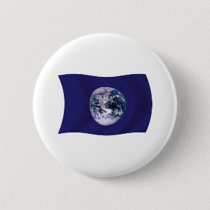 Flag Planet Earth Button
