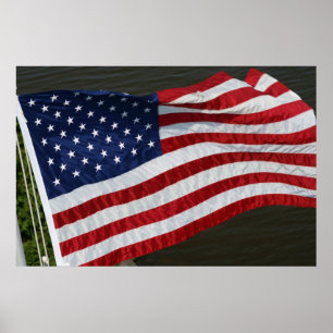 Flag-Poster der Vereinten Staaten Poster