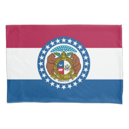 Flag Print Patriotc des Staates Missouri Kissenbezug