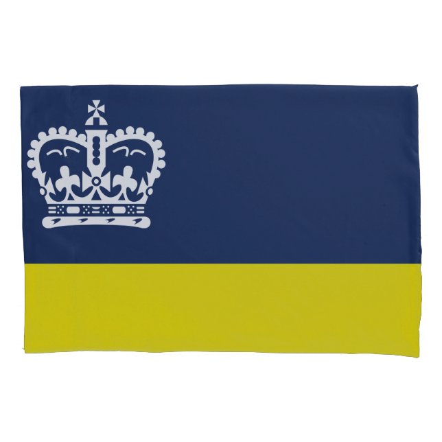 Flag Regina, Fall Saskatchewan Pillow Kissenbezug (Vorderseite)