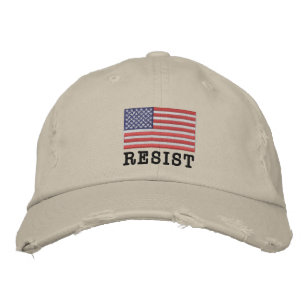 Flag-Resistenzhut Bestickte Baseballkappe