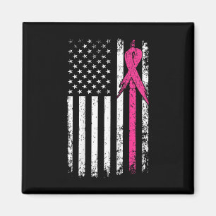 Flag Rosa Ribbon Brustkrebs Aufklärung Monat Magnet