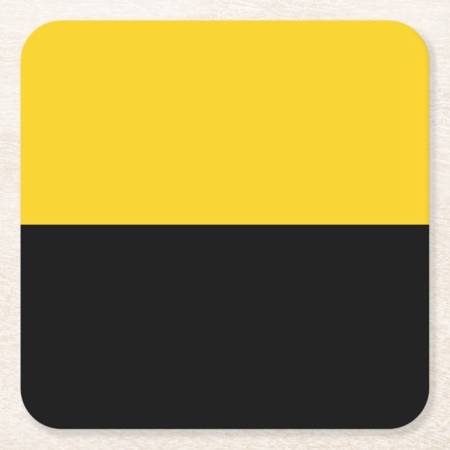 Flag Sachsen-Anhalt-Untersetzer Rechteckiger Pappuntersetzer (Vorderseite)