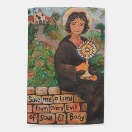 Flag Saint Clare of Assisi Garden