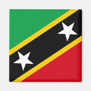 Flag Saint Kitts & Nevis Magnet