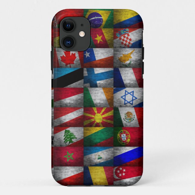 Flag-Sammlung Case-Mate iPhone Hülle (Rückseite)