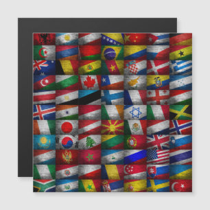 Flag-Sammlung Magnetkarte