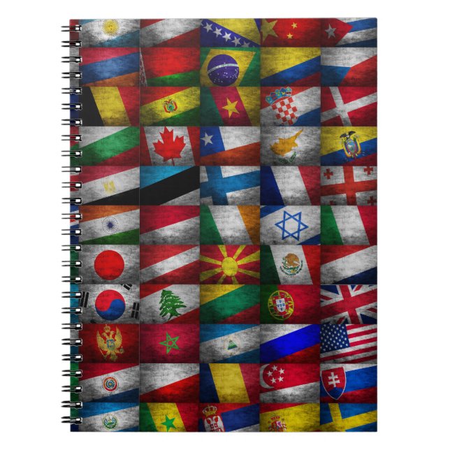 Flag-Sammlung Notizblock (Vorderseite)