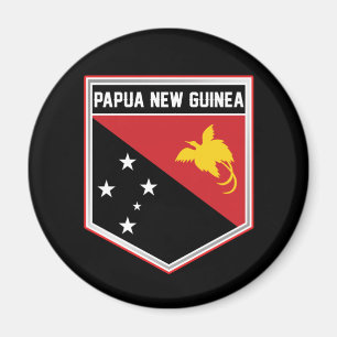 Flag-Schild für Papua-neue Guinea Magnet