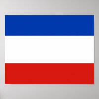Flag Schleswig-Holstein Poster