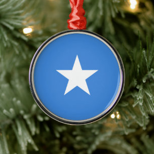 Flag Somalia Keramik Ornament Aus Metall