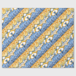 Flag-Squiggles Aroace Sun und Sea Pride Geschenkpapier
