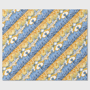 Flag-Squiggles Aroace Sun und Sea Pride Geschenkpapier