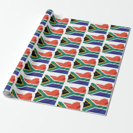 FLAG SÜDAFRIKAS | Mzansi | Südafrika Geschenkpapier