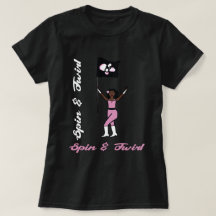 Flag T - Shirt Rosa Blume