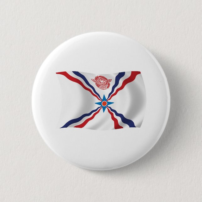 Flag-Taste für Assyrier Nation Button (Vorderseite)