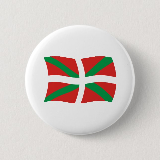 Flag-Taste für baskische Leute Button (Vorderseite)