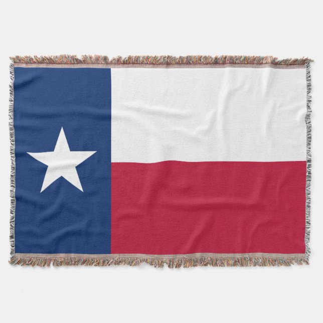Flag Texas Patriotic Lone Star Staat Decke (Vorderseite)