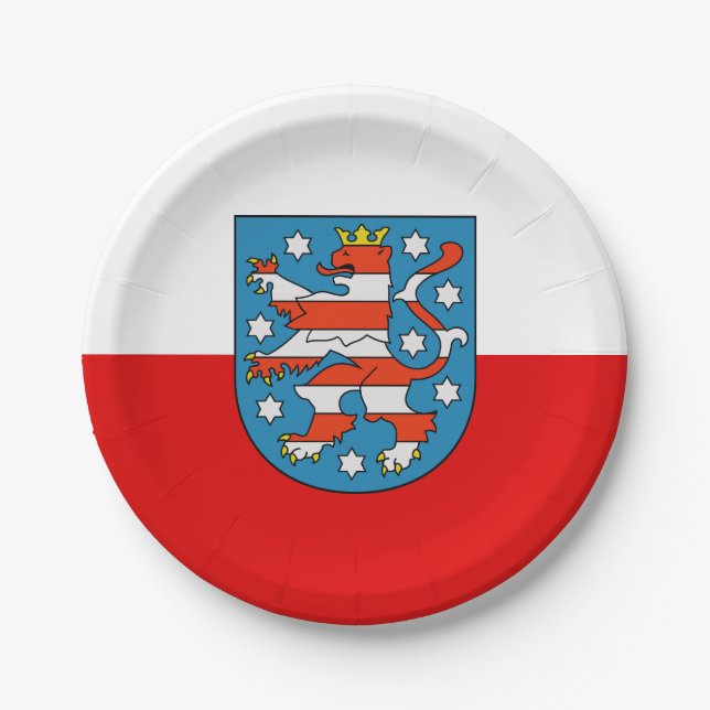 Flag Thüringer Teller (Vorderseite)