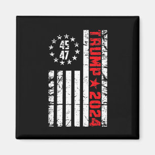 Flag Trump 2024 - 45 47 Trump Betsy Ross Flag Magnet