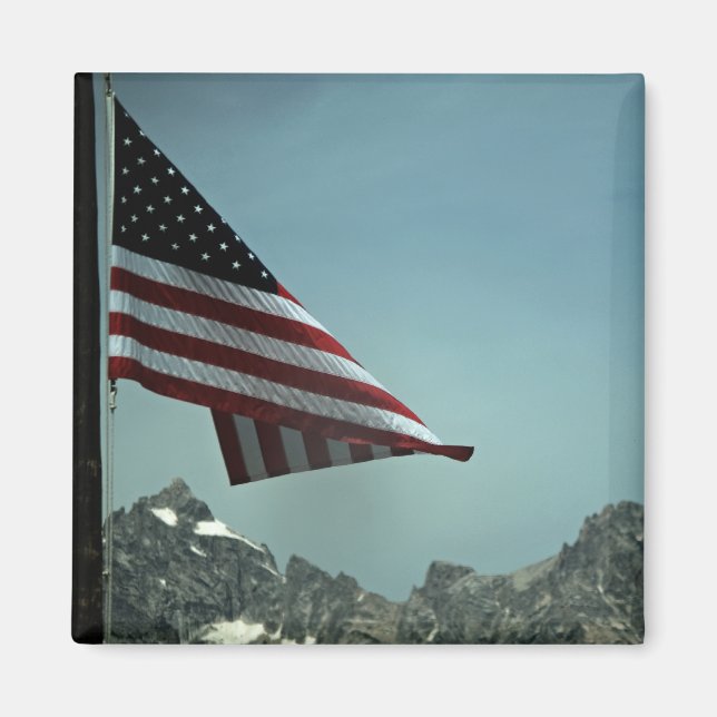 Flag über Teton Magnet (Vorne)